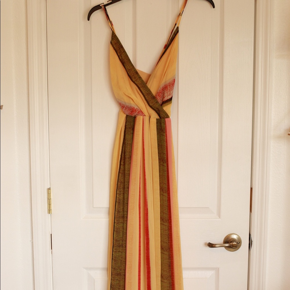 Mango Striped Maxi Dress
